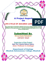 Life Cycle of Ascaris lumbricoides Project Report