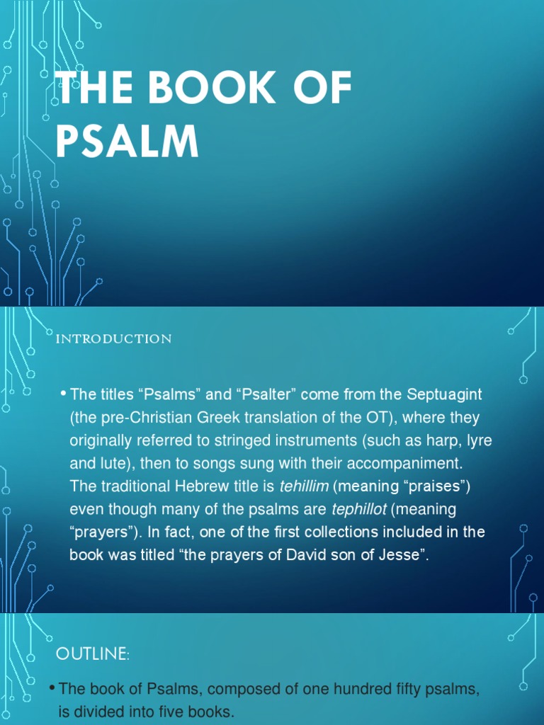 Book of Psalm | Download Free PDF | Psalms | Ketuvim