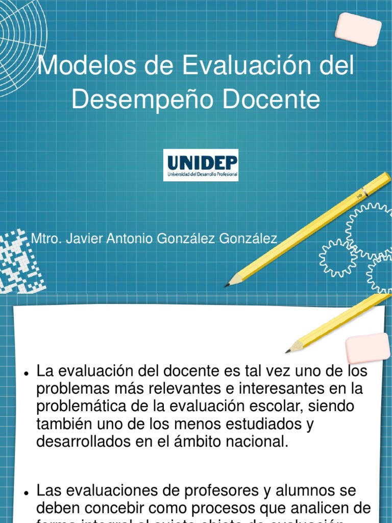 Modelos de Evaluación del Desempeño Docente | PDF | Evaluación | Maestros