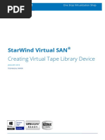 Quick Start Guide Creating VTL Device With StarWind Virtual SAN