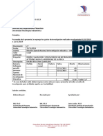 Justificación de Gastos de Investigación