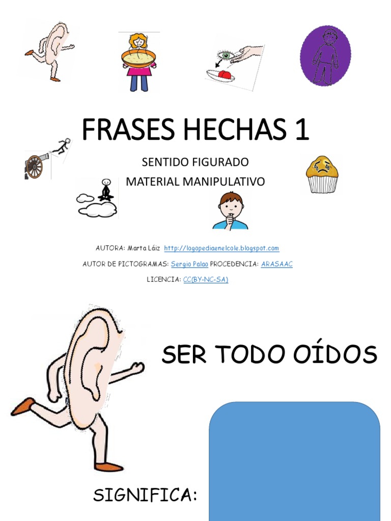 Frases Hechas y su Significado para Niños | PDF