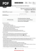 prova_a18_tipo_001 Agente de Defensoria Pública - Engenheiro Mecânico - DPESP 2015.pdf