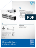 TESA Cilindro eCLIQ para Deposito de Llaves