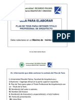 Guia Vi Curso de Tesis para Titulacion