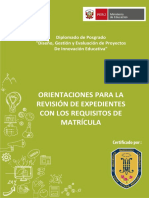 Orientaciones Especialistas