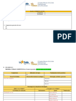 Formato para Elaboración de Malla Curricular