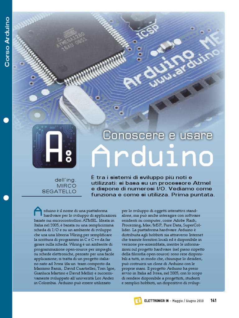 Corso Completo Arduino - Conoscere E Usare Arduino - Mirco Segatello ...
