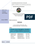 Etude D'une Navigation Visuelee Pour Un Robot Mobile 1