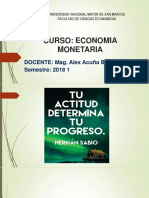 Economía Monetaría