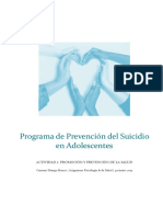 Programa Prevencion Suicidio Adolescentes