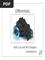 All You Need To Know About Differentials PDF