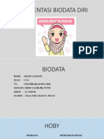 Presentasi Biodata Diri Nadya