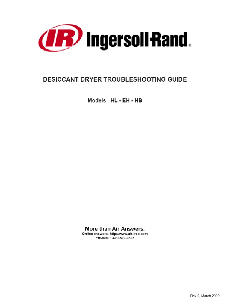 HL EH HB Desiccant Dryer Troubleshooting Guide Rev 2 PDF Resistor