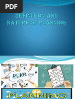 Definition and Types of Planning