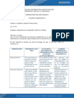 Cuadro Comparativos Dimensiones Del Ser Humano