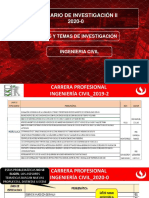 Lineas y Temas de Investigaciòn - Ing. Civil - 2020-0