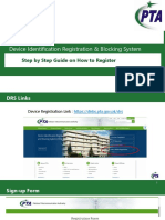 Step by Step Guide On Drs Registration PDF