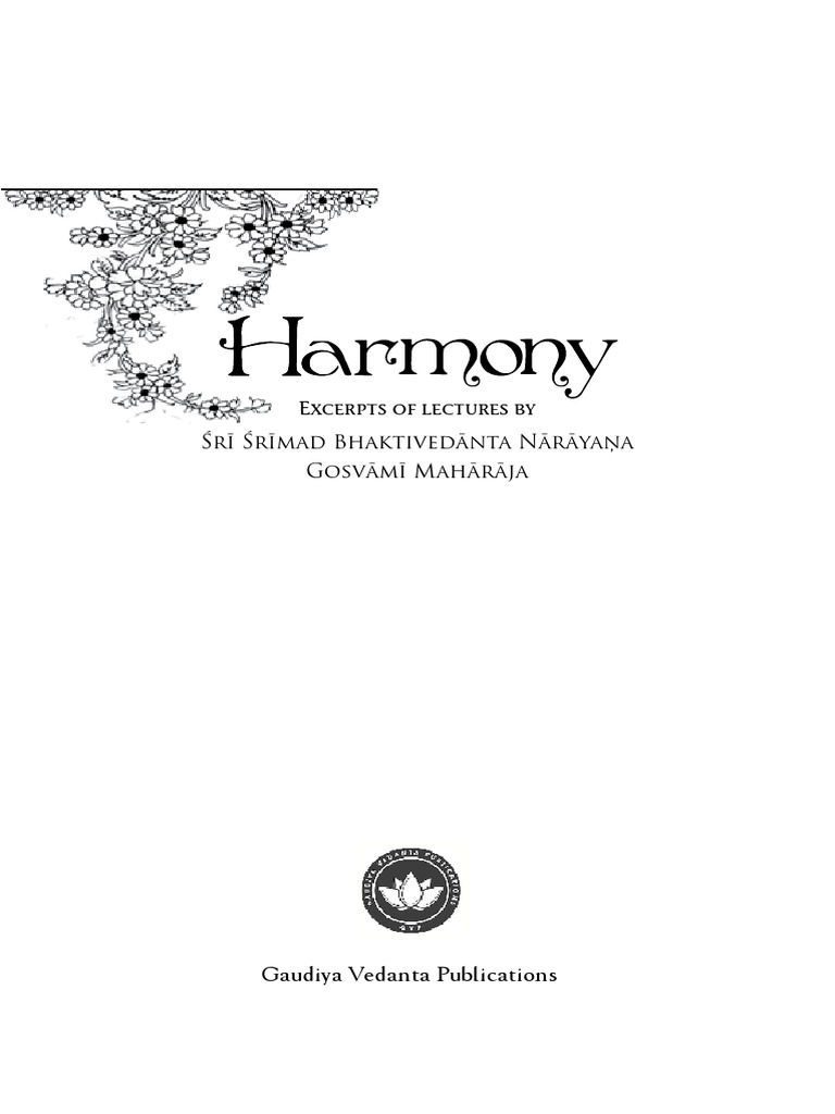Harmony PDF | PDF
