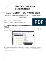 Tienda Comercio Electronico Iteracion 01 Servicios Web