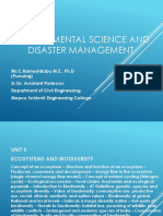 Environmental Science and Disaster Management