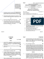 Basic Thermodynamics 17me3303