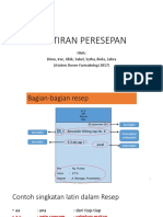 Tentiran Farmako Oleh Asdos 2017