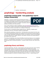 Graphology Analysis