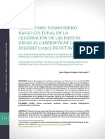 «Relativismo posmoderno: rasgo cultural en la celebración de las fiestas desde El laberinto de la soledad (1950) de Octavio Paz»