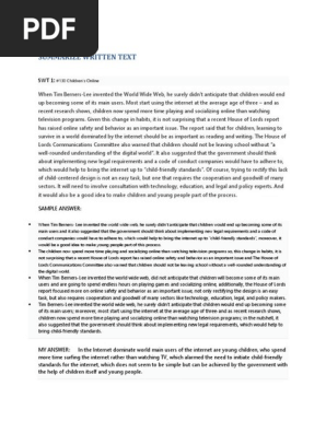 SUMMARIZE WRITTEN TEXT