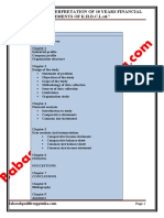 A Project Report On Analysis and Interpretation of 10 Years Financial Statements