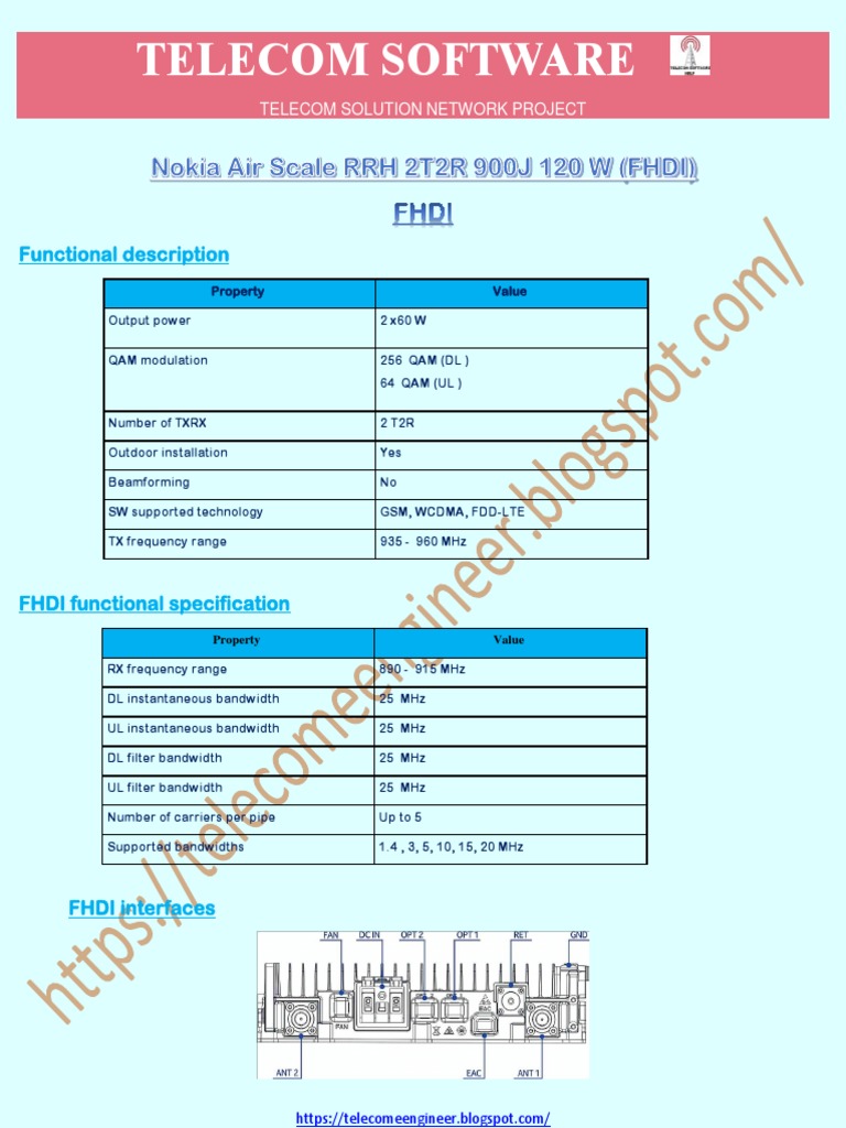 FHDI Functional Specifications Overview | PDF | Telecommunication ...