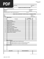 Final Inspection Checklist Template | PDF