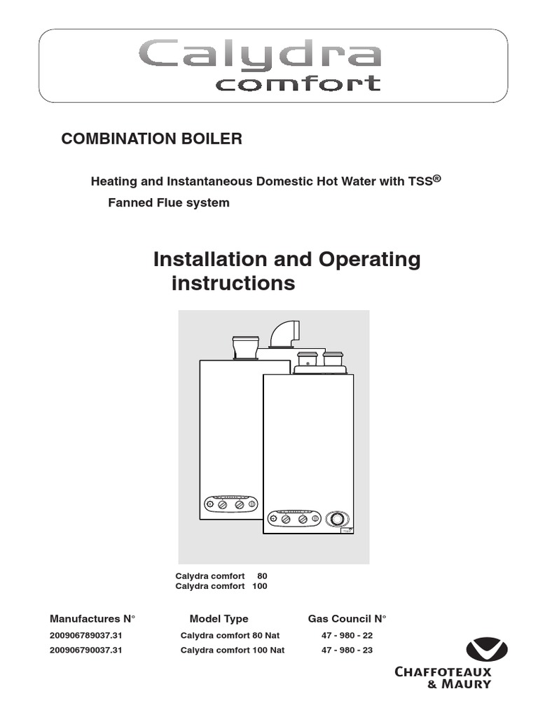 Calydracomfort Pi | PDF | Water Heating | Boiler