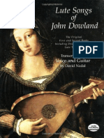 Lute Songs by John Dowland Arr DavidNadal PDF