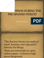 The Filipinos During The Pre Spanish Period