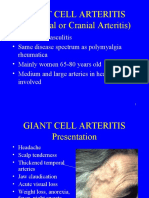 Giant Cell Arteritis (Temporal or Cranial Arteritis)