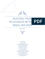 Bilateral Trade Relationship Between Brazil and India Milestone