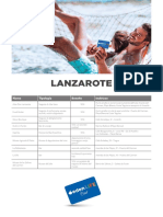 Esercizi convenzionati Lanzarote