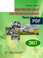 Direktori Perusahaan Industri Besar Dan Sedang Provinsi Jawa Timur 2017 PDF