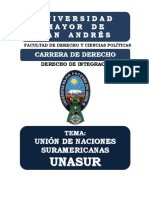 Unasur y Derecho de Integracion