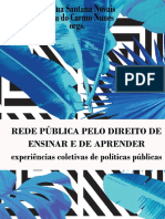 Rede Pública Pelo Direito de Ensinar e de Aprender - Experiências Coletivas de Políticas Públicas PDF