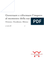 Governare ERiformare Limpero Al Momento Della Sua Divisione