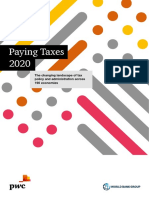 PWC Paying Taxes 2020