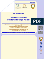 Diferential Calculus Functions of A Singe Variable DP - Obr PDF