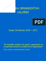 7 1 Cultura Organizativa - Valores