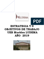 Estrategia y OBJETIVOS de Trabajo 2019 LUDEMA