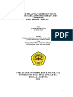 Analisis Pelayanan Kesehatan Gratis Pada Rumah Sakit Umum Daerah A Dadi Tjokrodipo Kota Bandar Lampung