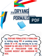 Teoryang Pormalistiko