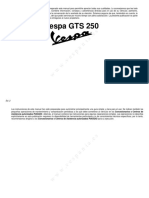 Manual Usuario Vespa GTS 250ie PDF